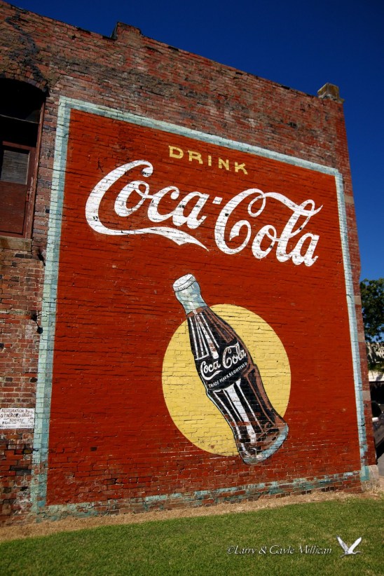 Coca-Cola Sign refurbished in Stroud