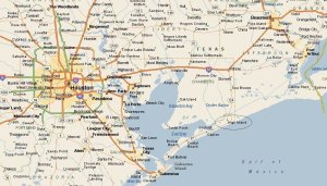 Southeast Texas map