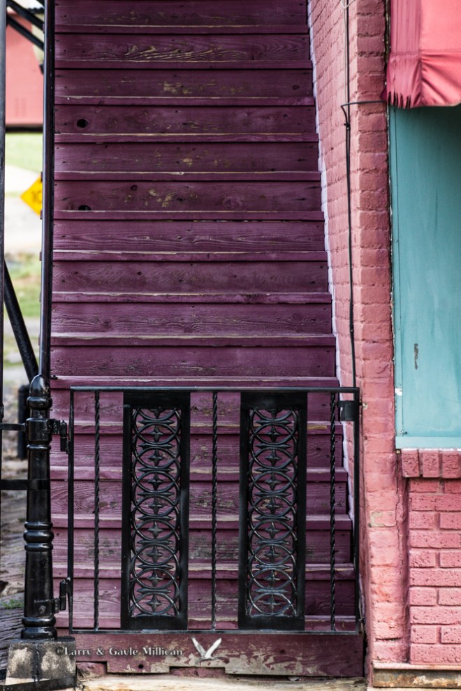 Magenta Staircase in Van Buren